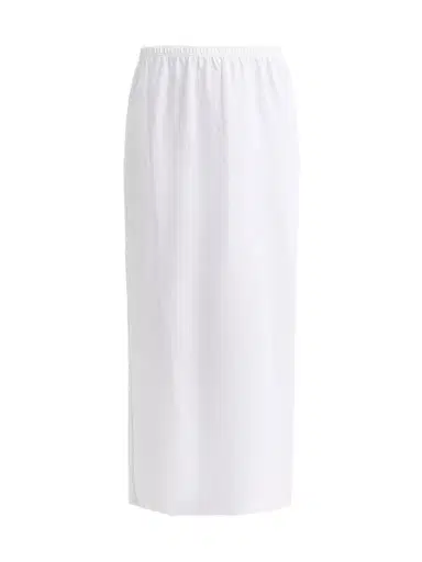 Jamie Haller Women's Cotton Midi Skirt - White | Thumbnail 1