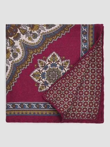 Kiton Men's Silk Pocket Square | Thumbnail 2