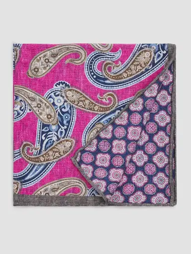 Kiton Men's Silk Pocket Square | Thumbnail 2