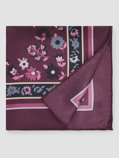 Kiton Men's Silk Pocket Square | Thumbnail 2 Kiton Men's Silk Pocket Square | Thumbnail 2