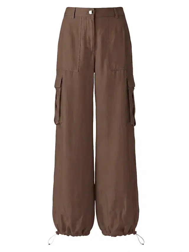 Women's James Wide-Leg Cargo Pants - Coffee