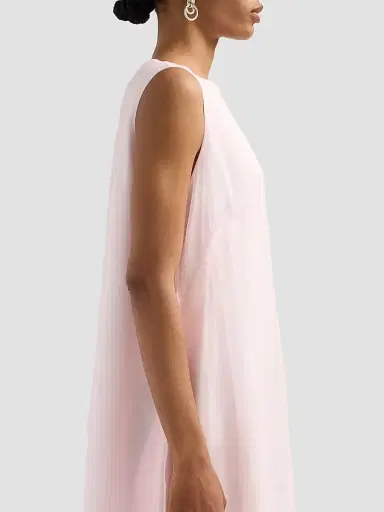 Altuzarra Women's Jools Silk Boatneck Shift Midi Dress - Ballerina | Thumbnail 5