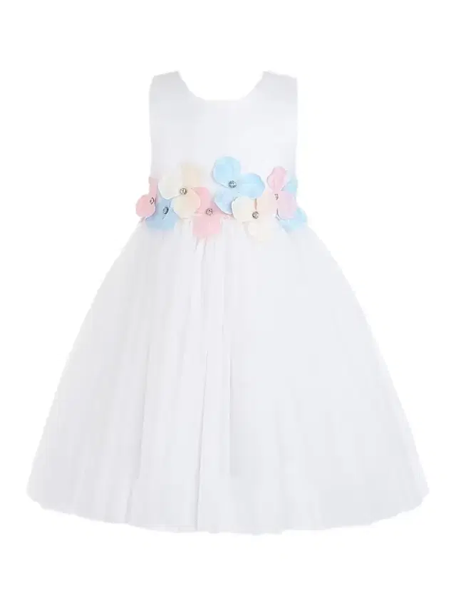 Tulleen Little Girl's Elarisse Dress - White