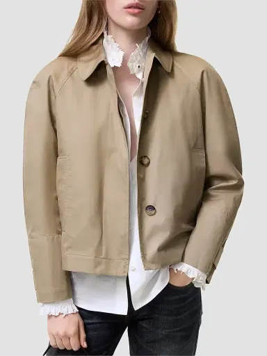 Burberry Women's Tropical Gabardine Cotton Jacket | Thumbnail 3 Burberry Women's Tropical Gabardine Cotton Jacket | Thumbnail 3
