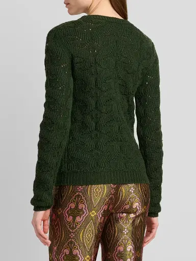 Etro Women's Knitted Wool-Blend Sweater | Thumbnail 3 Etro Women's Knitted Wool-Blend Sweater | Thumbnail 3