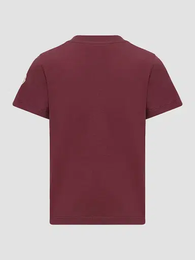 Moncler Little Boy's & Boy's Crewneck T-Shirt in Cotton - Burgundy - Size 14 | Thumbnail 2 Moncler Little Boy's & Boy's Crewneck T-Shirt in Cotton - Burgundy - Size 14 | Thumbnail 2