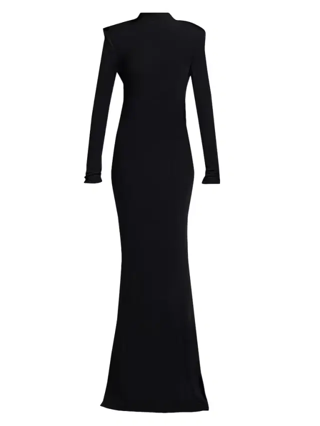 TOM FORD Women's Mock Turtleneck Mermaid Gown - Black