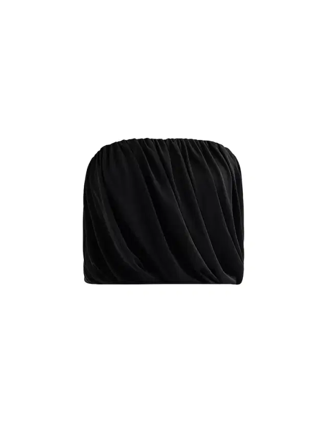 Cinq à Sept Women's Calden Strapless Crop Top - Black