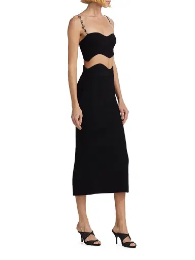 GALVAN LONDON Women's Marina Wave Two-Piece Set - Black - Size XL | Thumbnail 4 GALVAN LONDON Women's Marina Wave Two-Piece Set - Black - Size XL | Thumbnail 4