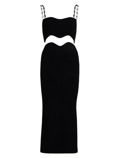GALVAN LONDON Women's Marina Wave Two-Piece Set - Black - Size XL | Thumbnail 1 GALVAN LONDON Women's Marina Wave Two-Piece Set - Black - Size XL | Thumbnail 1