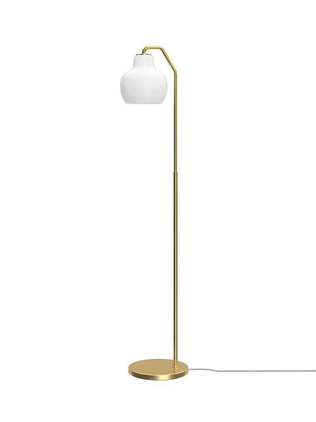 Louis Poulsen VL Ring Crown 52" Floor Lamp - Brass Opal