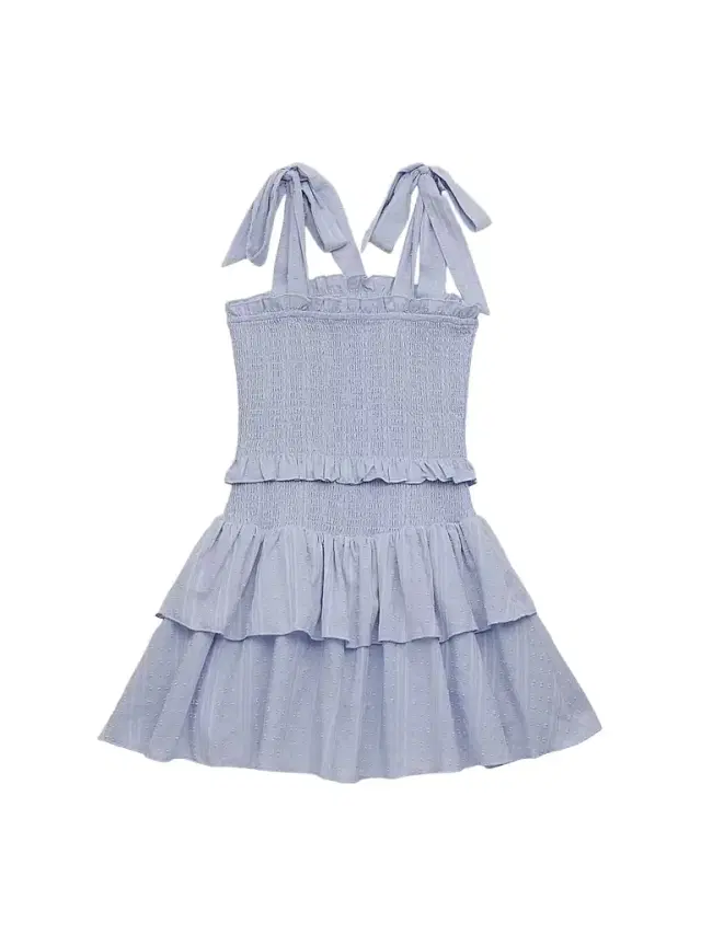 KatieJ NYC Girl's Smocked Fit-And-Flare Dress - Baby Blue