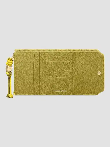 MAISON de SABRÉ Women's Leather Trifold Wallet - Daisy Martini | Thumbnail 4