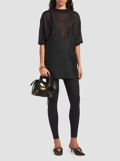 Balenciaga Women's Le City Uptown Top Handle Bag - Black | Thumbnail 3 Balenciaga Women's Le City Uptown Top Handle Bag - Black | Thumbnail 3