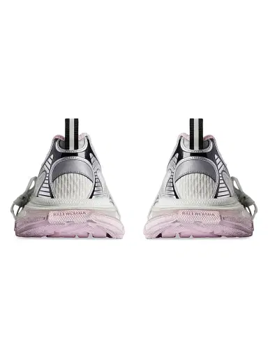 Balenciaga Women's 3XL Gel Clearsole Sneakers - White Pink Black - Size 10 | Thumbnail 4