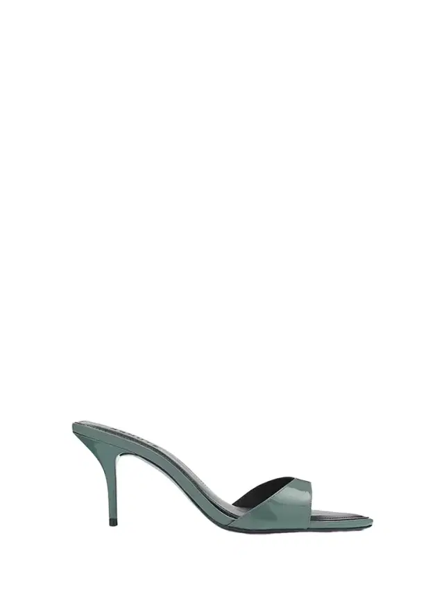 Women's Elodie 75MM Leather Slip-On Sandals - Myrtle Green