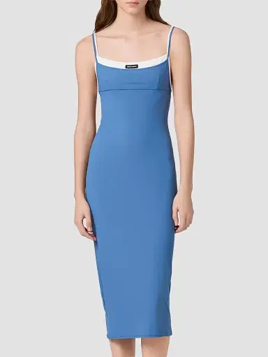 Miu Miu Women's Stretch Jersey Midi Dress | Thumbnail 2