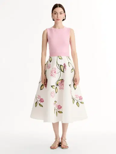 Oscar de la Renta Wool Cropped Tank | Thumbnail 3 Oscar de la Renta Wool Cropped Tank | Thumbnail 3