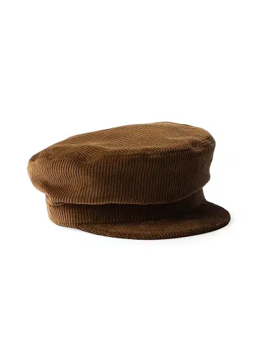 Prada Men's Corduroy Newsboy Cap - Brown - Size XL | Thumbnail 1 Prada Men's Corduroy Newsboy Cap - Brown - Size XL | Thumbnail 1