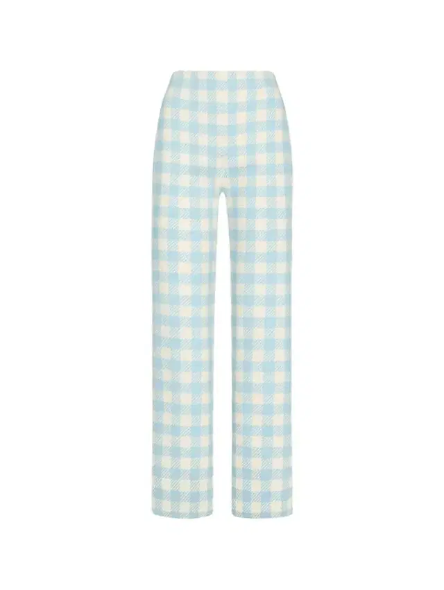 Oscar de la Renta Gingham Wool-Blend Pant