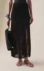 Alaïa Fringed Knit Maxi Skirt | Thumbnail 3