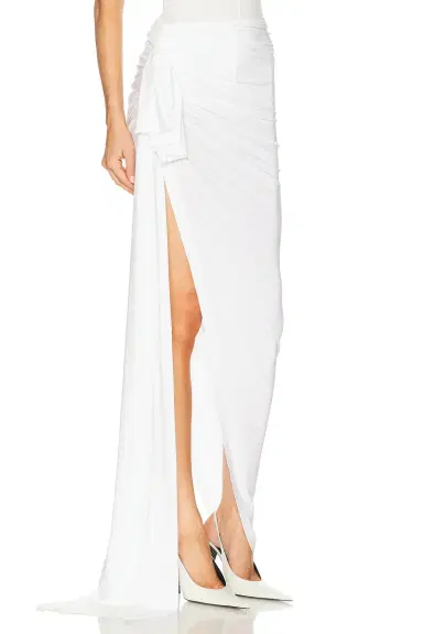 Norma Kamali Diana Long Skirt | Thumbnail 2 Norma Kamali Diana Long Skirt | Thumbnail 2