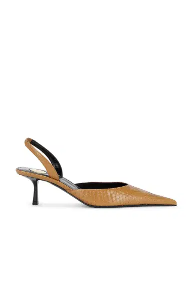 Saint Laurent Misty Python Slingback Pump | Thumbnail 1 Saint Laurent Misty Python Slingback Pump | Thumbnail 1