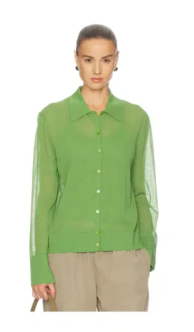 Frame The Collared Cardigan | Thumbnail 5 Frame The Collared Cardigan | Thumbnail 5
