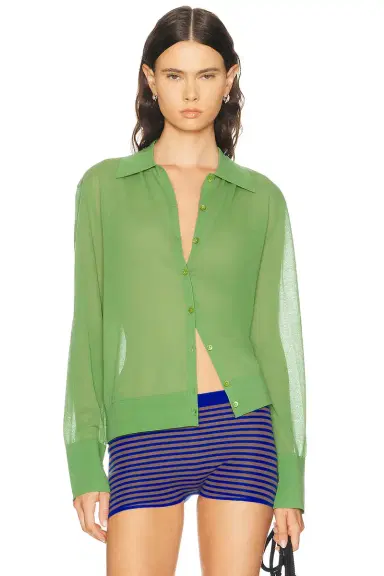 Frame The Collared Cardigan | Thumbnail 1 Frame The Collared Cardigan | Thumbnail 1