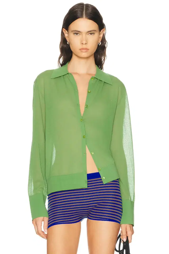 FRAME The Collared Cardigan