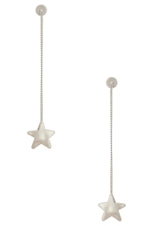 Jil Sander Star Drop Earrings