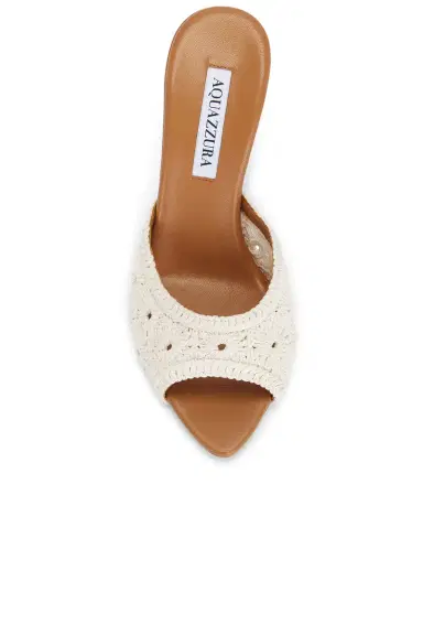 Aquazzura Loom Nappa 85 Mule | Thumbnail 4 Aquazzura Loom Nappa 85 Mule | Thumbnail 4