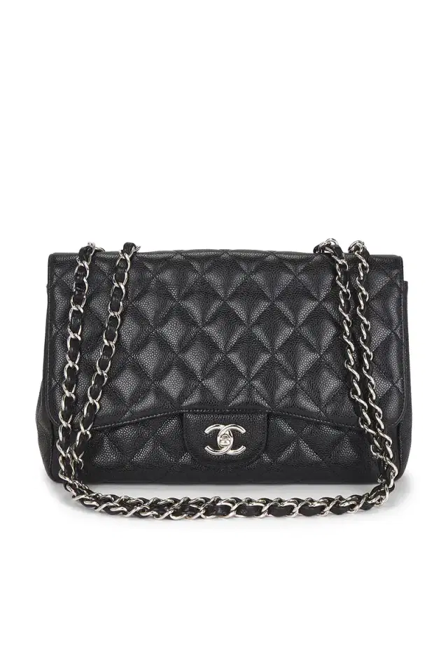 chanel Chanel Caviar Jumbo Classic Flap Bag