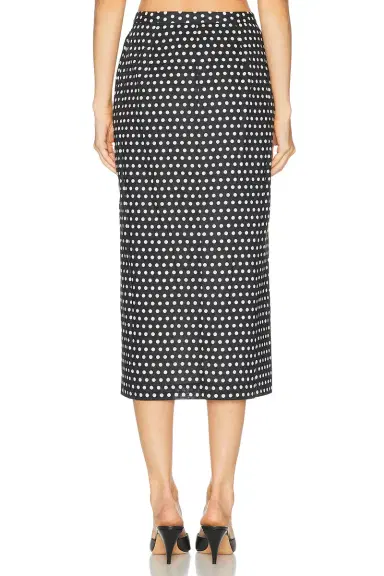 Frame The Polka Dot Skirt | Thumbnail 4 Frame The Polka Dot Skirt | Thumbnail 4