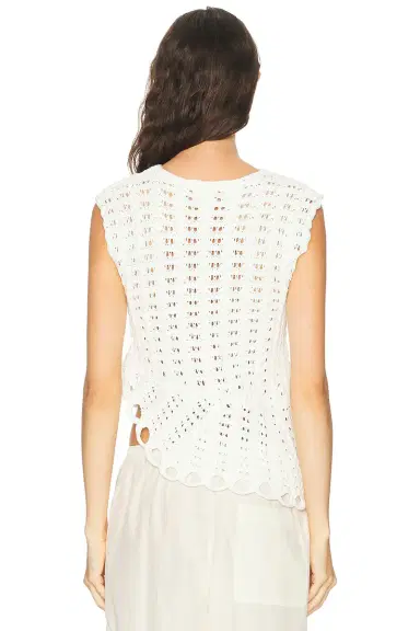 Loulou de Saison Saez Asymmetric Sleeveless Top | Thumbnail 4 Loulou de Saison Saez Asymmetric Sleeveless Top | Thumbnail 4