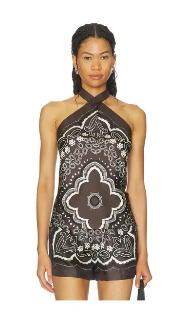 Nili Lotan Solal Silk Halterneck Top | Thumbnail 1 Nili Lotan Solal Silk Halterneck Top | Thumbnail 1