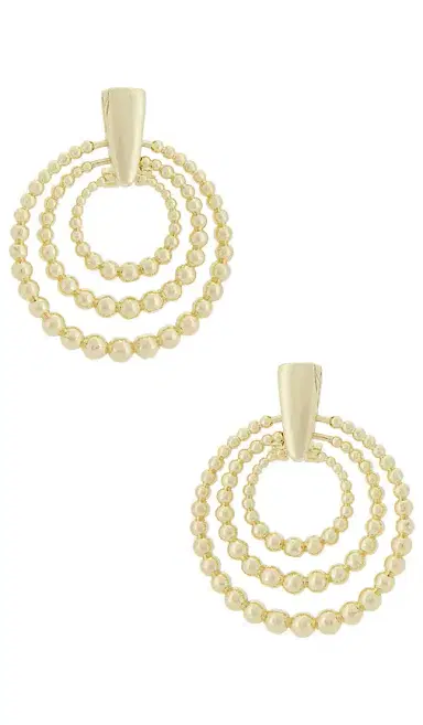 Epifene Triple Circle Hoop Earrings | Thumbnail 1