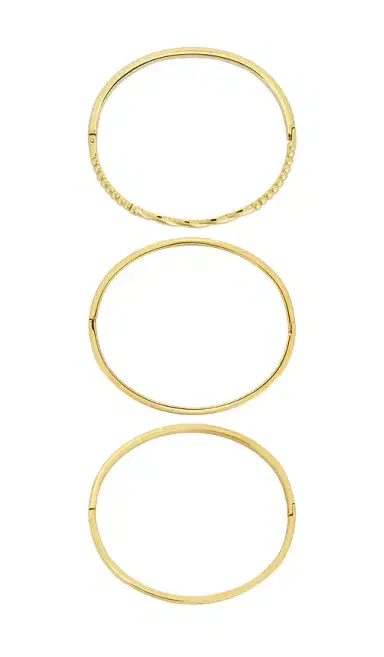 Epifene Thin Crystal & Croissant Bracelets Set Of 3 | Thumbnail 5 Epifene Thin Crystal & Croissant Bracelets Set Of 3 | Thumbnail 5