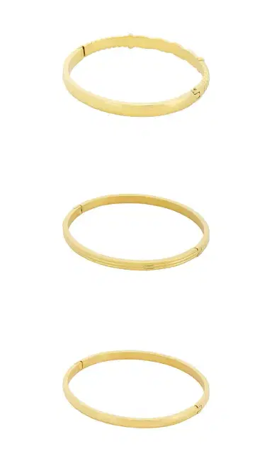 Epifene Thin Crystal & Croissant Bracelets Set Of 3 | Thumbnail 6 Epifene Thin Crystal & Croissant Bracelets Set Of 3 | Thumbnail 6