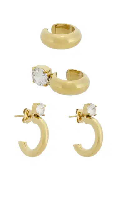 Epifene Mini Hoop & Earcuff Set Of 3 | Thumbnail 1 Epifene Mini Hoop & Earcuff Set Of 3 | Thumbnail 1