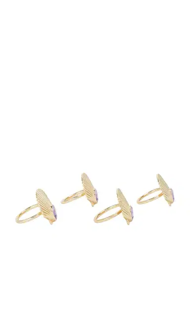 Frasier Sterling Shell Beach Napkin & Ring Set | Thumbnail 3 Frasier Sterling Shell Beach Napkin & Ring Set | Thumbnail 3