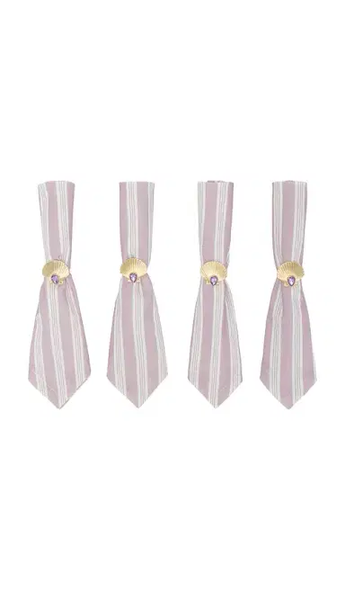 Frasier Sterling Shell Beach Napkin & Ring Set | Thumbnail 4 Frasier Sterling Shell Beach Napkin & Ring Set | Thumbnail 4