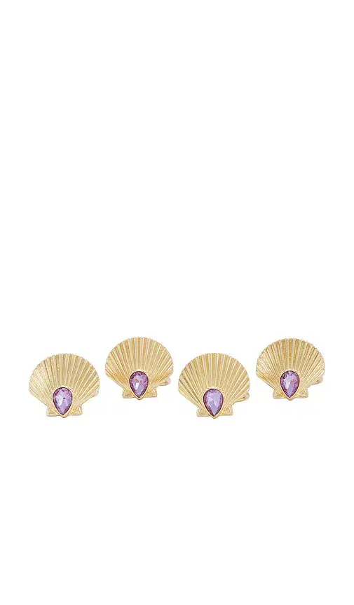 Frasier Sterling Shell Beach Napkin & Ring Set