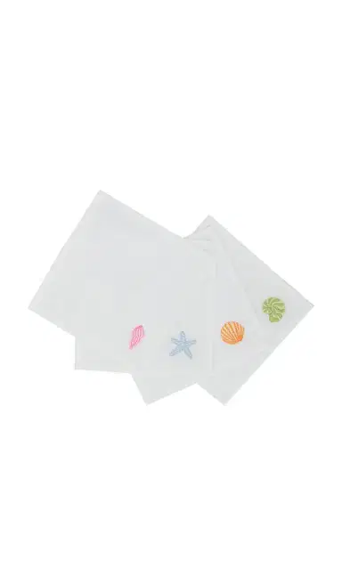 Frasier Sterling Low Tide Cocktail Napkins | Thumbnail 1