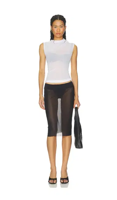 Helmut Lang Sheer Twist Tank | Thumbnail 4 Helmut Lang Sheer Twist Tank | Thumbnail 4