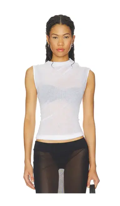 Helmut Lang Sheer Twist Tank | Thumbnail 1 Helmut Lang Sheer Twist Tank | Thumbnail 1