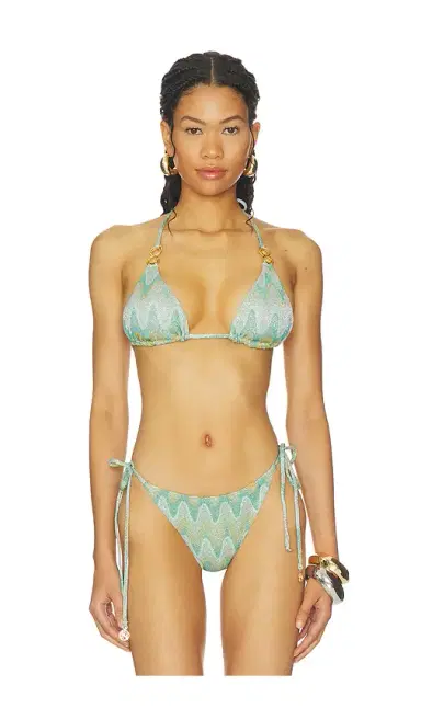 Luli Fama Lucid Waters Seamless Rings Triangle Top | Thumbnail 1 Luli Fama Lucid Waters Seamless Rings Triangle Top | Thumbnail 1