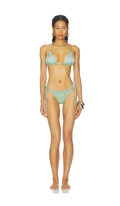 Luli Fama Lucid Waters Seamless Ruched Back Brazilian | Thumbnail 4