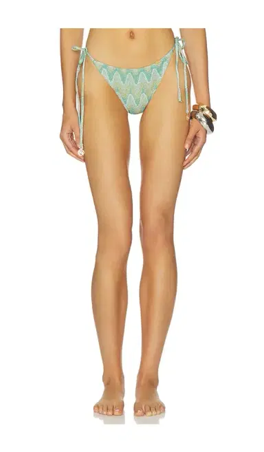 Luli Fama Lucid Waters Seamless Ruched Back Brazilian | Thumbnail 1