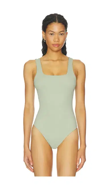 GOOD AMERICAN The Weightless Sculpting Modern Tank Bodysuit | Thumbnail 3